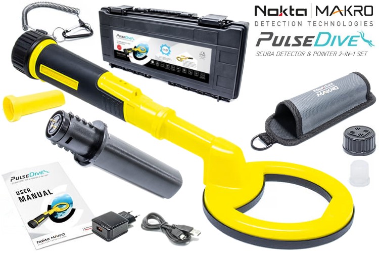 Nokta/Makro PulseDive (Scuba Detektor + Pinpointermodul) Farbe gelb